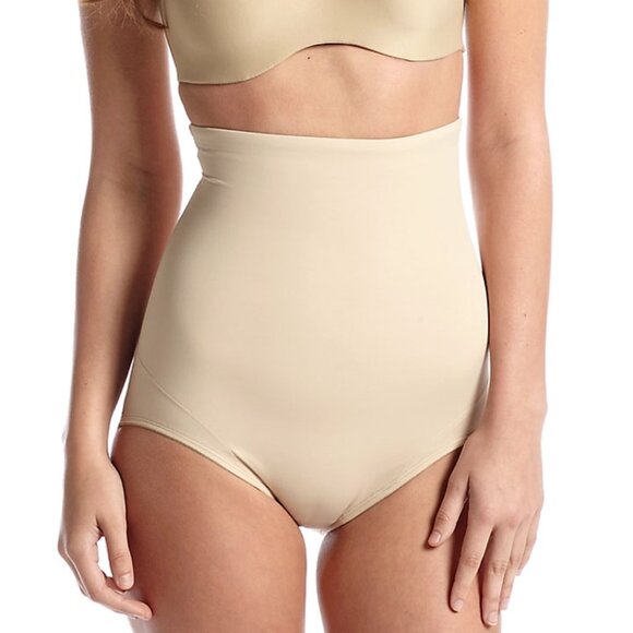 NWT Miraclesuit Real Smooth Extra Firm Hi Waist Brief 2XL 16-18 Nude 2755 - Picture 1 of 8